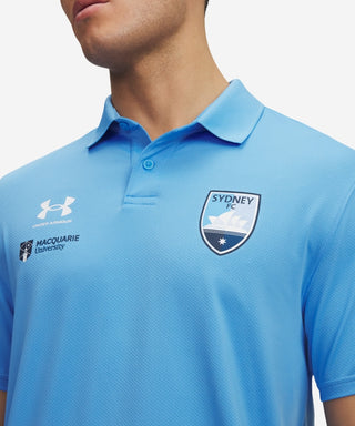 Sydney FC 25/26 UA Adults Club Polo Sky Blue
