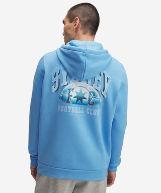 Sydney FC 25/26 UA Mens Fanwear Hoody Sky Blue