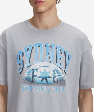 Sydney FC 25/26 UA Mens Graphic Tee Grey