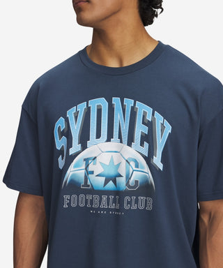 Sydney FC 25/26 UA Mens Graphic Tee Navy