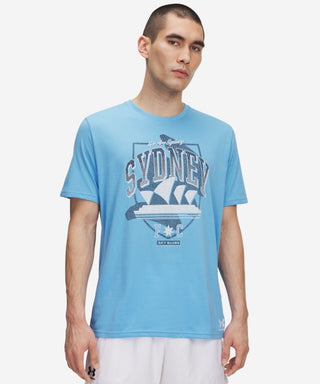 Sydney FC 25/26 UA Youths SOH Graphic Tee Sky Blue
