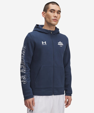 Sydney FC 25/26 UA Youths Rival Zip Hoody Navy