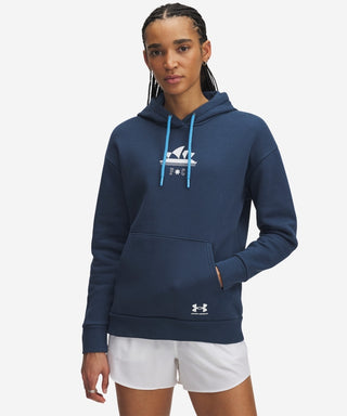 Sydney FC 25/26 UA Womens Fanwear Hoody Navy