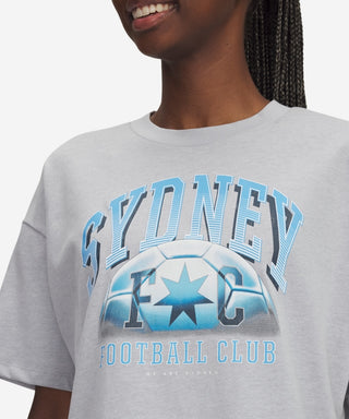 Sydney FC 25/26 UA Womens Graphic Tee Grey