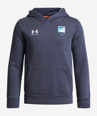 Sydney FC 25/26 UA Youths Essentials Hoody Grey