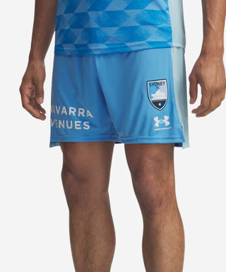 Sydney FC 25/26 UA Adults Challenger Training Shorts Sky Blue