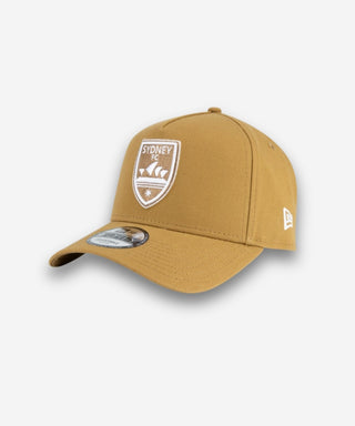 Sydney FC New Era Cotton Canvas 9FORTY A-Frame Snapback Cap
