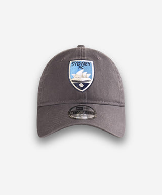 Sydney FC New Era Graphite 9TWENTY Cloth Strap Cap