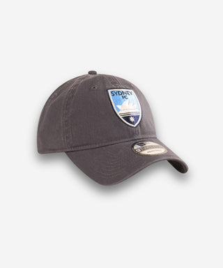 Sydney FC New Era Graphite 9TWENTY Cloth Strap Cap